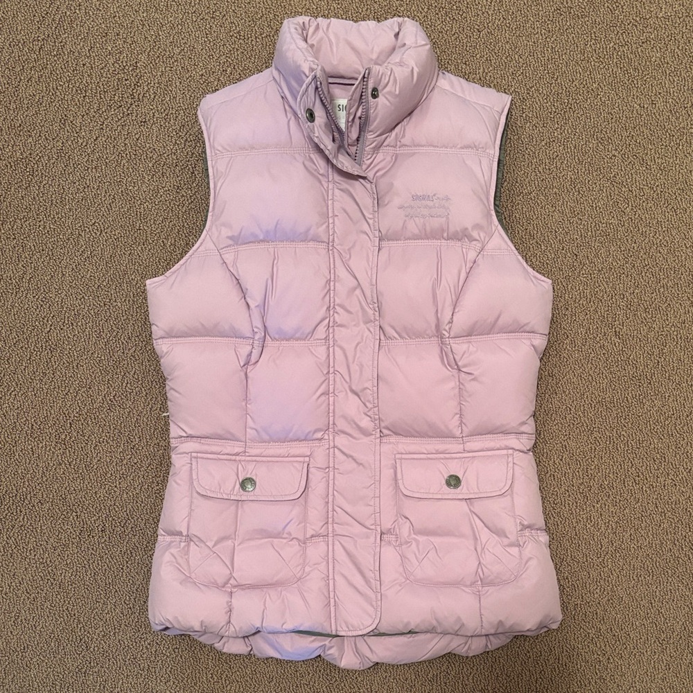 Signal Down Filled Mauve Puffer Vest